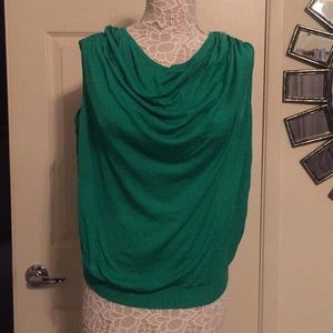 Green top with sheet back